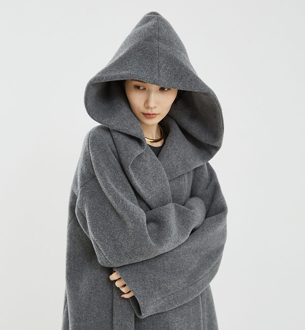 The Store by C' 「【HARUNOBUMURATA】 KAREN／ウールフーディーコート」|その他|