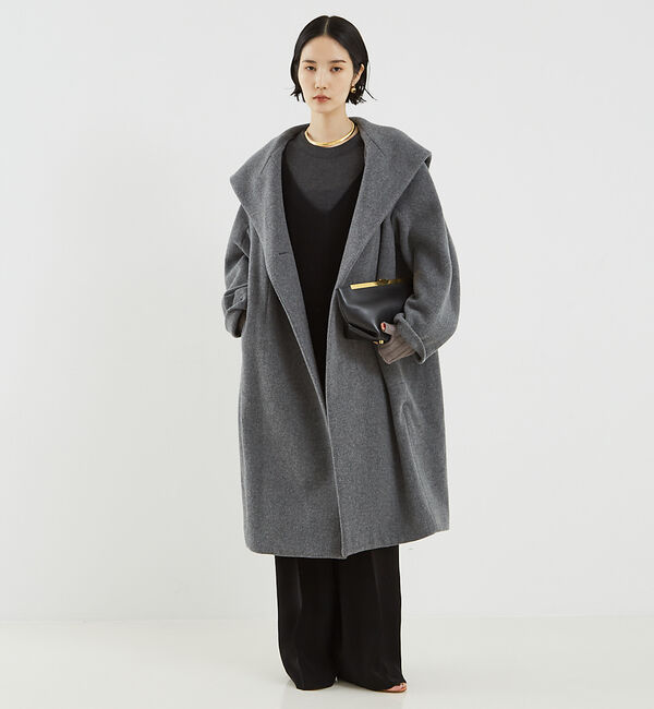 The Store by C' 「【HARUNOBUMURATA】 KAREN／ウールフーディーコート」|その他|