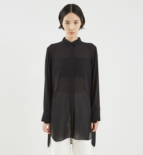 The Store by C' 「【COCUCA】シアーチュニックシャツ」|シャツ・ブラウス|