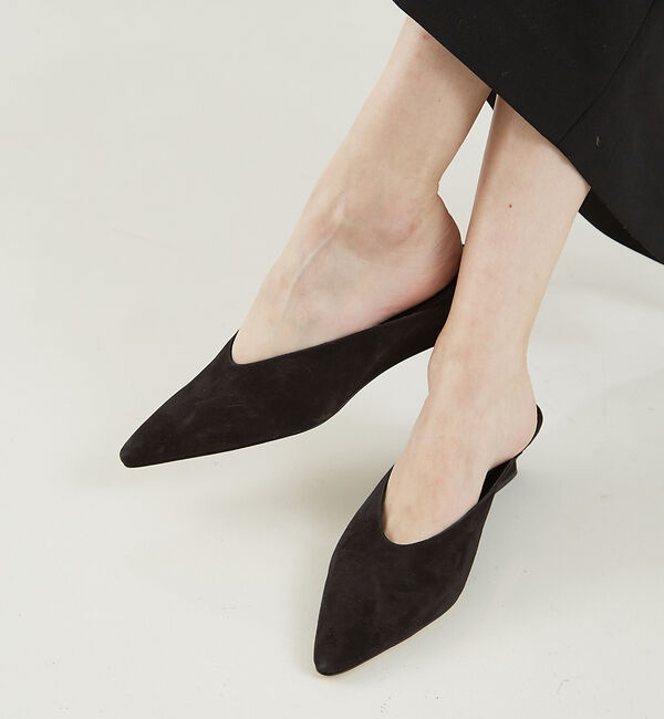 The Store by C' 「【Le Monde Beryl】MICRO WEDGE MULE／スエードミュー」|パンプス|
