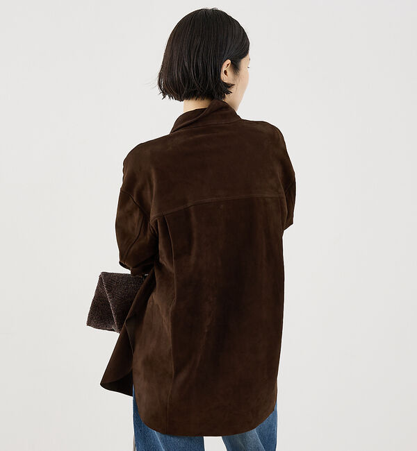 The Store by C' 「【METHODE】NINA in SUEDE／スエードシャツ」|シャツ・ブラウス|