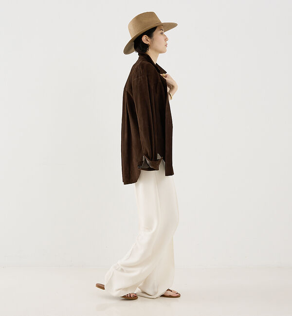The Store by C' 「【METHODE】NINA in SUEDE／スエードシャツ」|シャツ・ブラウス|