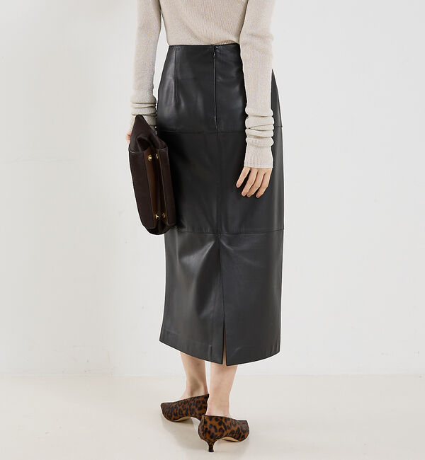 The Store by C' 「【COCUCA】ラムレザースカート」|スカート|