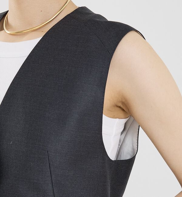 The Store by C' 「【COCUCA】ノースリーブベスト」|ダウンベスト・ベスト|