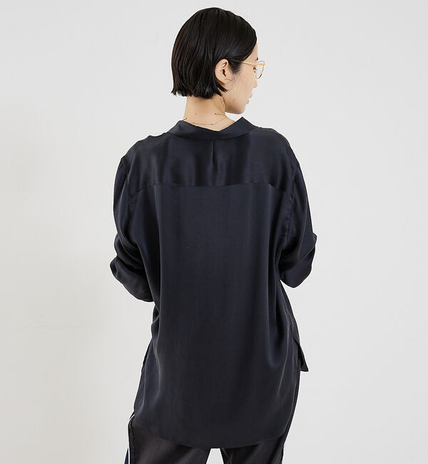 The Store by C' 「【COCUCA】ウォッシャブルシルクシャツ」|シャツ・ブラウス|
