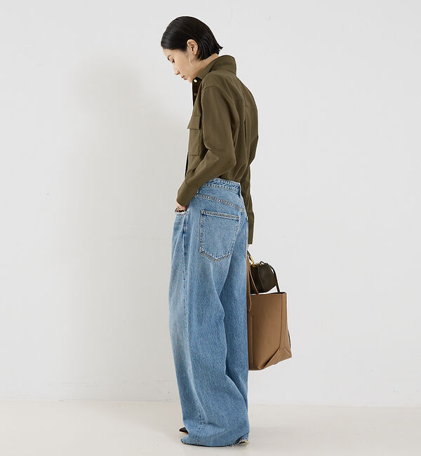 The Store by C' 「【AGOLDE】VANA FOLD JEAN PETITE 28"／フォールドデ」|デニム|