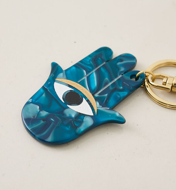The Store by C' 「【MALUS】アムレットキーチェーン／Blue Khamsa」|チャーム・キーホルダー|