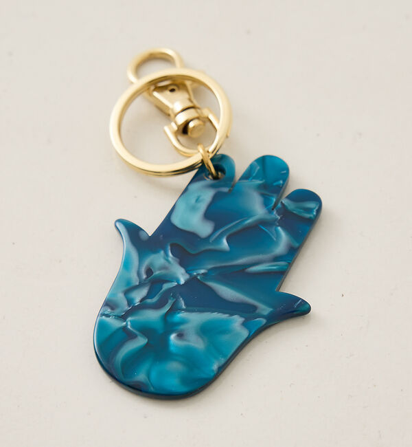 The Store by C' 「【MALUS】アムレットキーチェーン／Blue Khamsa」|チャーム・キーホルダー|