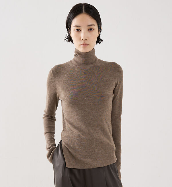 The Store by C' 「【COCUCA】ベーシックタートル」|ニット・セーター|モカ