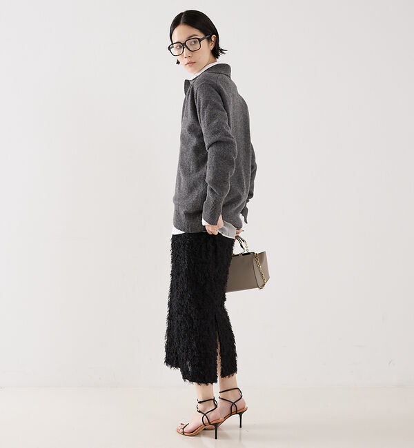 The Store by C' 「【COCUCA】カットジャガードスカート」|スカート|