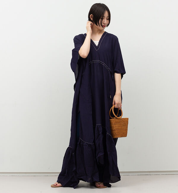 The Store by C' 「【on the island】ロングカフタンワンピース」|ワンピース|