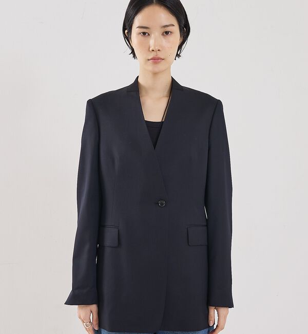 The Store by C' 「【COCUCA】ノーカラージャケット」|ノーカラージャケット|