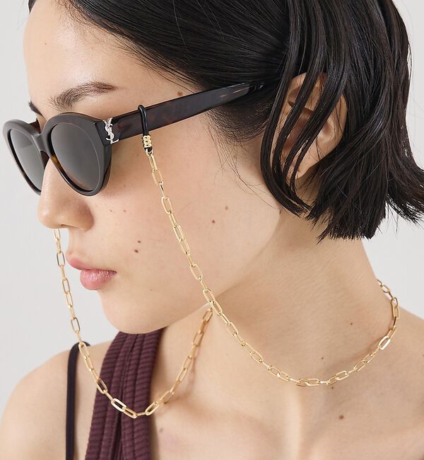 The Store by C' 「【SUNNY CORDS】【別注】Mirror／グラスチェーン」|メガネ|ゴールド