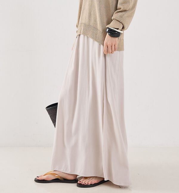 The Store by C' 「【COCUCA】ニュアンススカート」|スカート|グレージュ