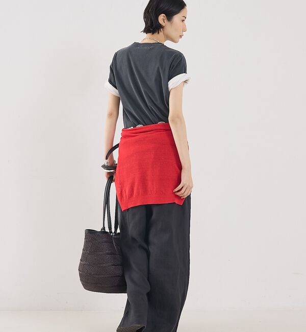 The Store by C' 「【COCUCA】リネンVネックニット【予約】」|ニット・セーター|