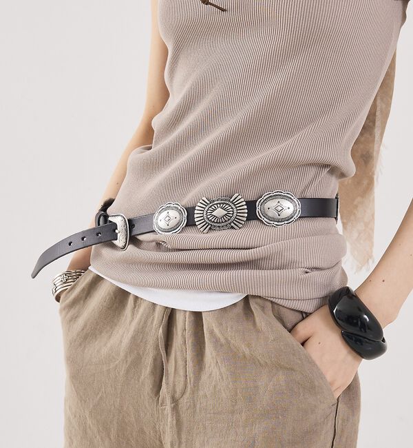 The Store by C' 「【puntovita】【WEB限定】コンチョベルト」|ベルト|