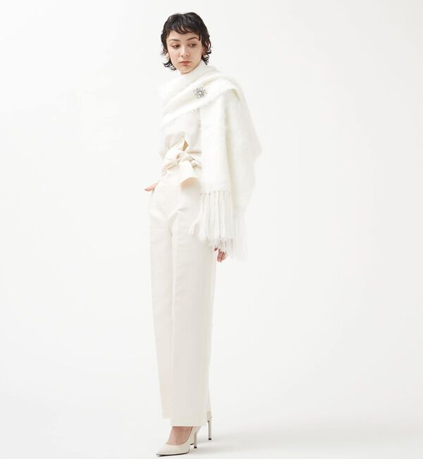 Liesse「モヘア混ボリュームストール」|ストール|