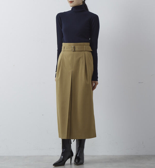 Liesse「タックワイドタイトスカート」|スカート|