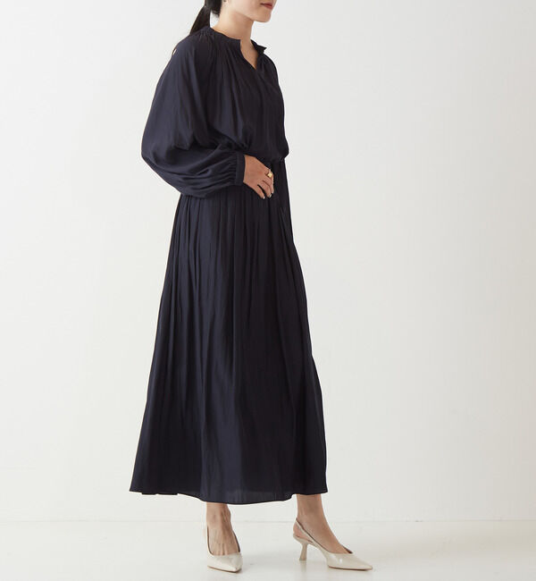 Liesse「ギャザースカート」|スカート|ネイビー