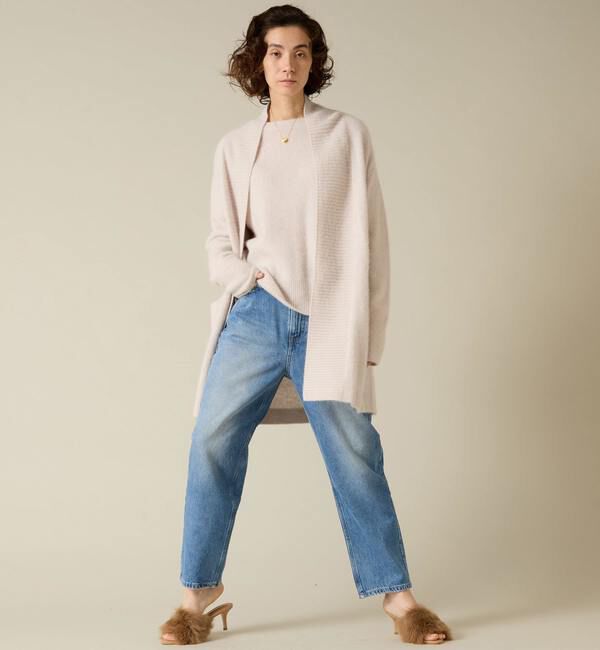 Liesse「フォックスウールロングカーディガン」|カーディガン|