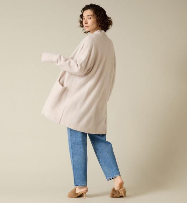 Liesse「フォックスウールロングカーディガン」|カーディガン|