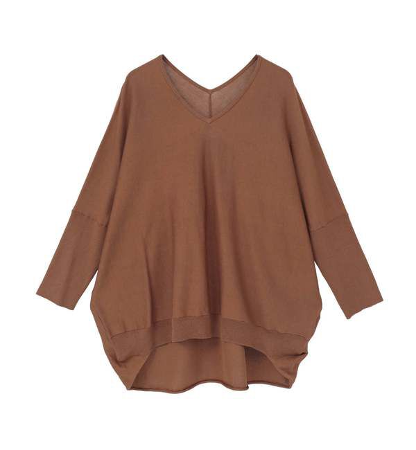 Liesse「【定番】Vネックドルマンニット」|ニット・セーター|