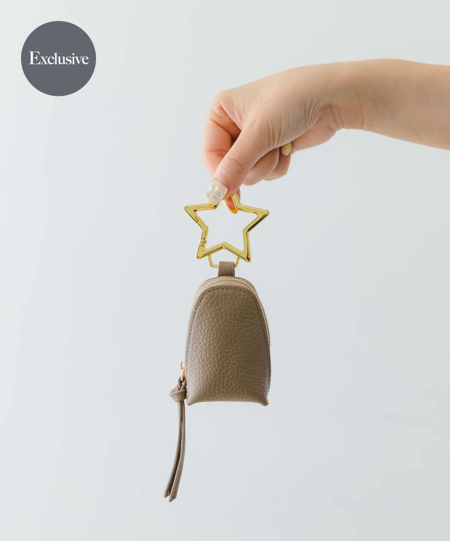 RODE SKO「『別注』Hashibami&times;RODESKO　スターキーチャーム」|キーケース|グレー