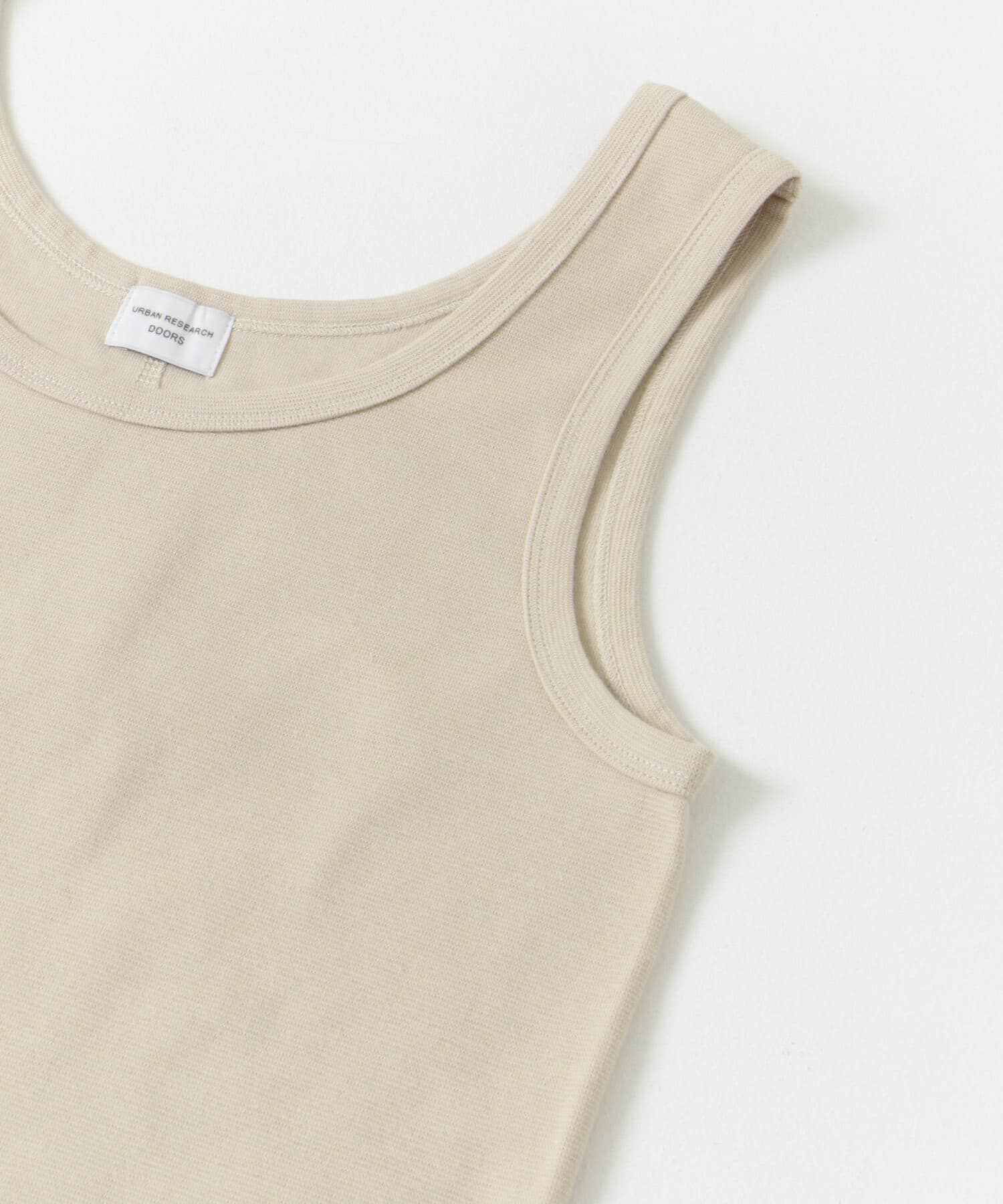 URBAN RESEARCH DOORS「リップルベーシックタンクトップ」|タンクトップ|