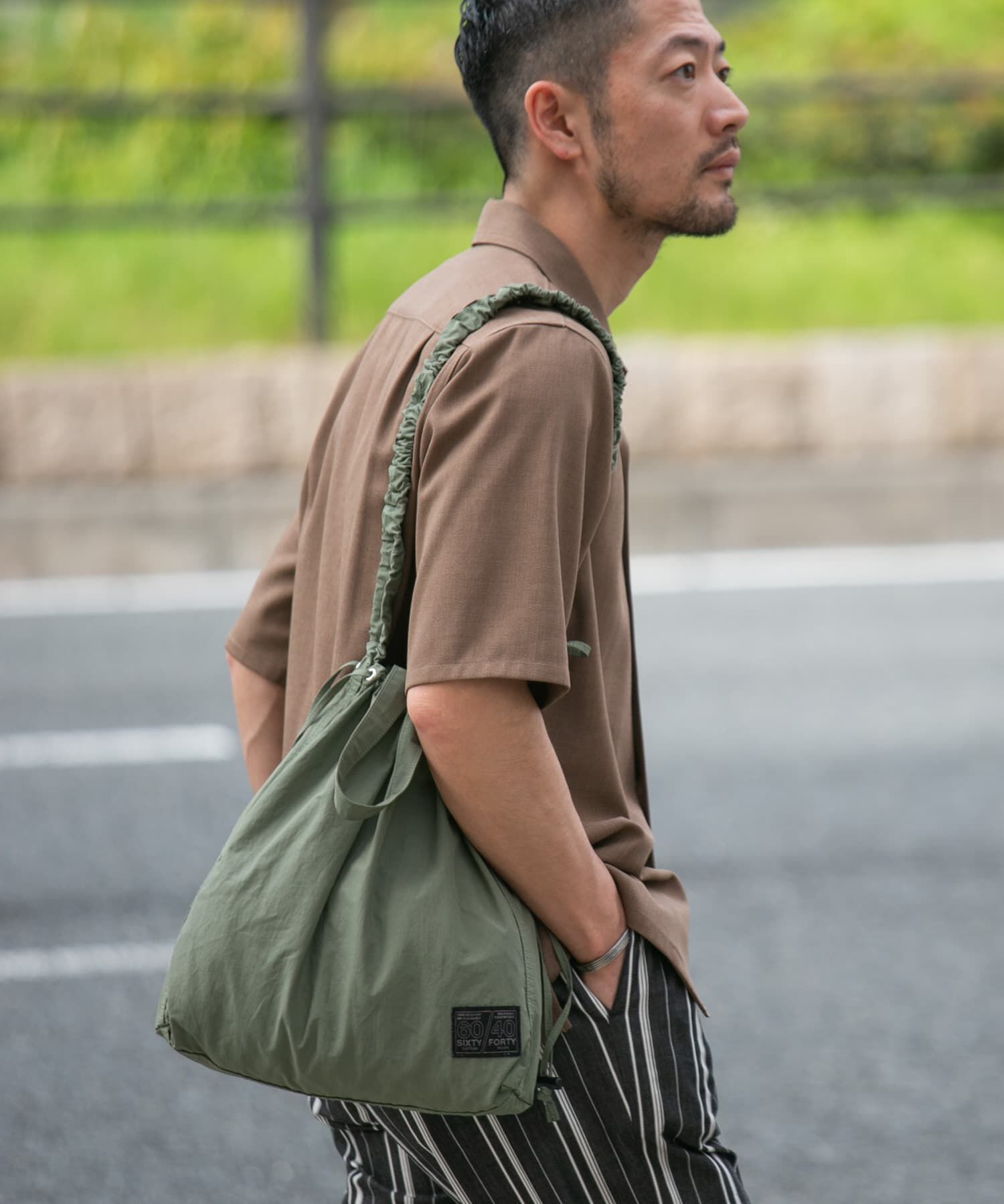 RODE SKO「『ユニセックス』ミニロクヨンギャザーショルダートート」|ショルダー・メッセンジャー|