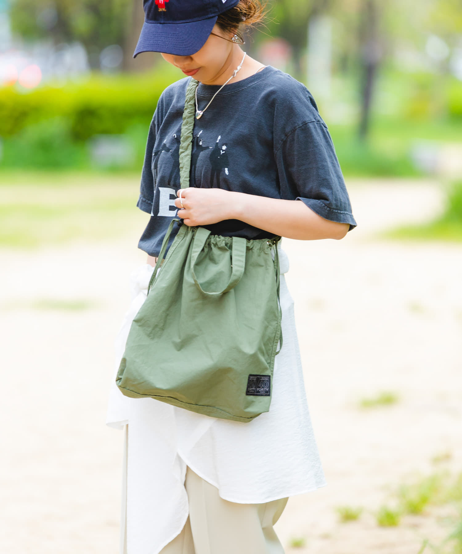 RODE SKO「『ユニセックス』ミニロクヨンギャザーショルダートート」|ショルダー・メッセンジャー|