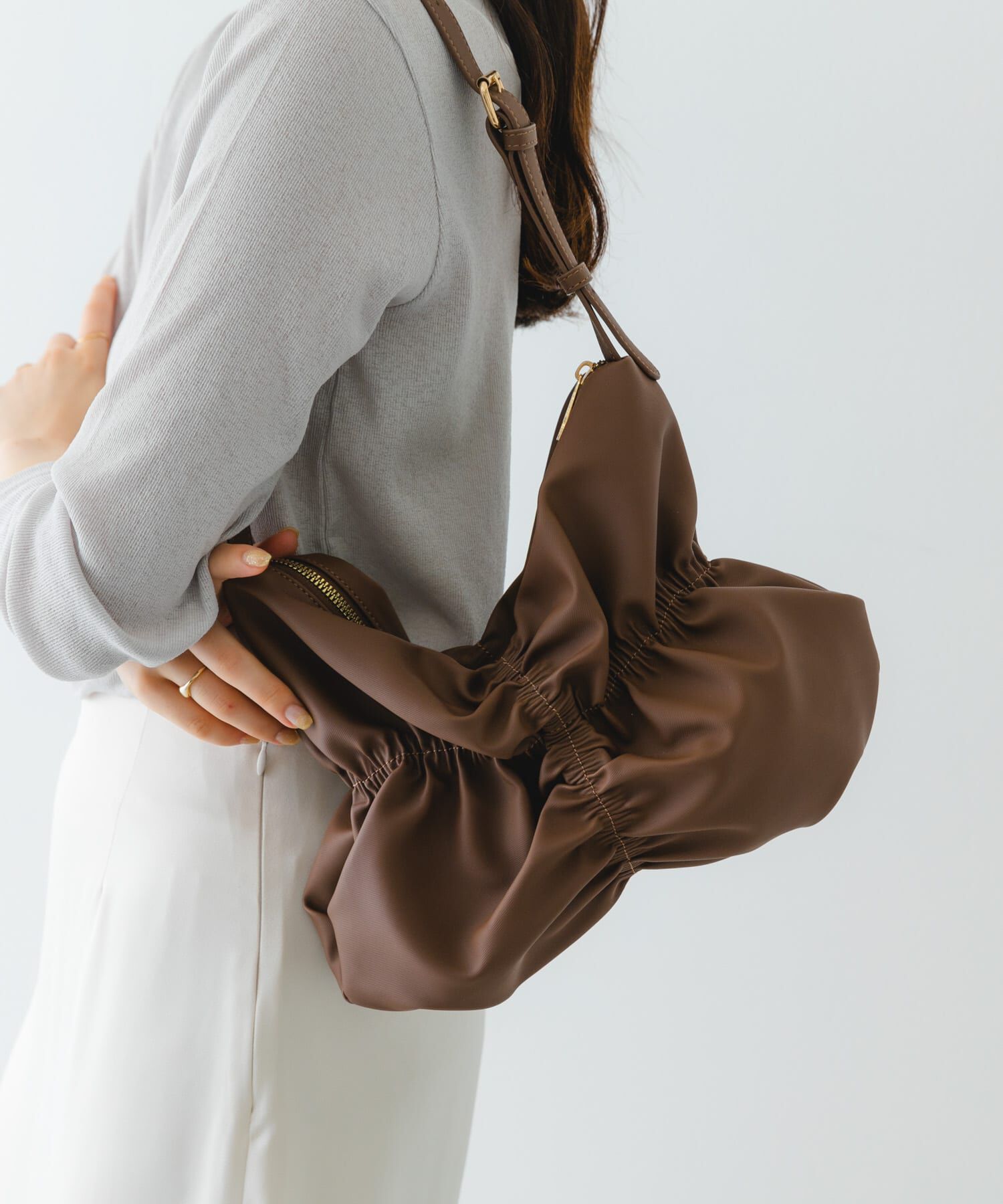 RODE SKO「シャーリングワンハンドルバッグ」|ハンドバッグ|