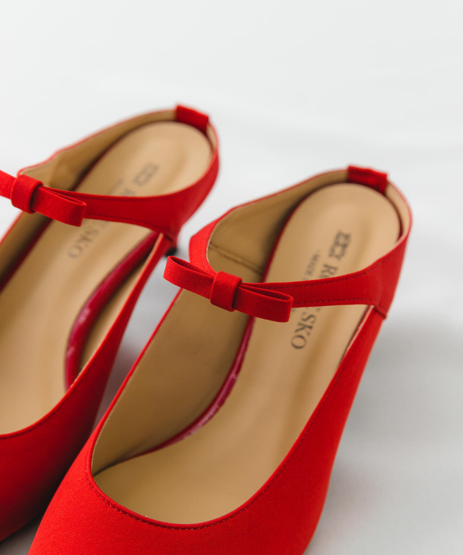 RODE SKO「『MADE IN JAPAN』プチリボンミュール」|パンプス|