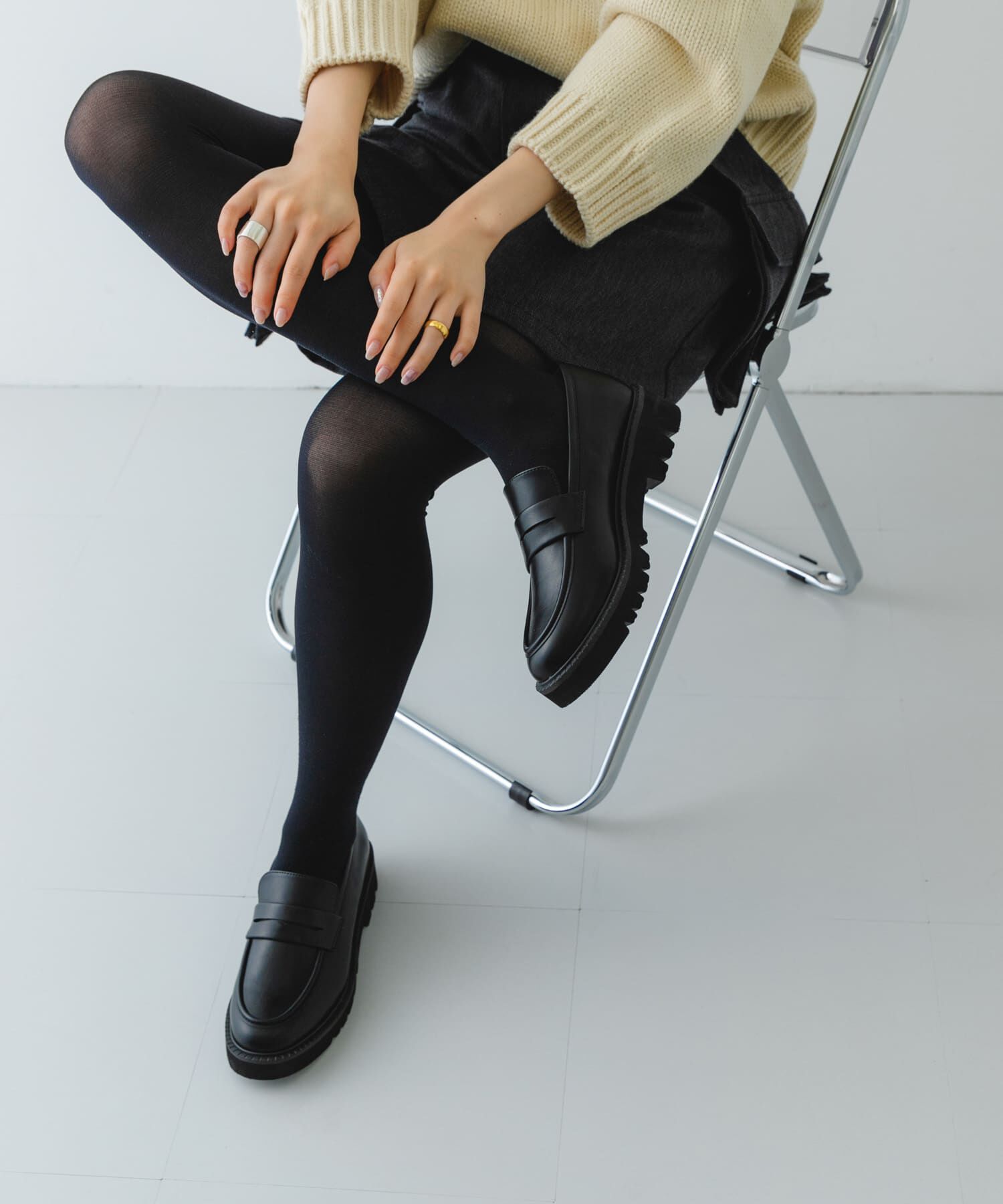 RODE SKO「プラットフォームローファー」|ローファー|