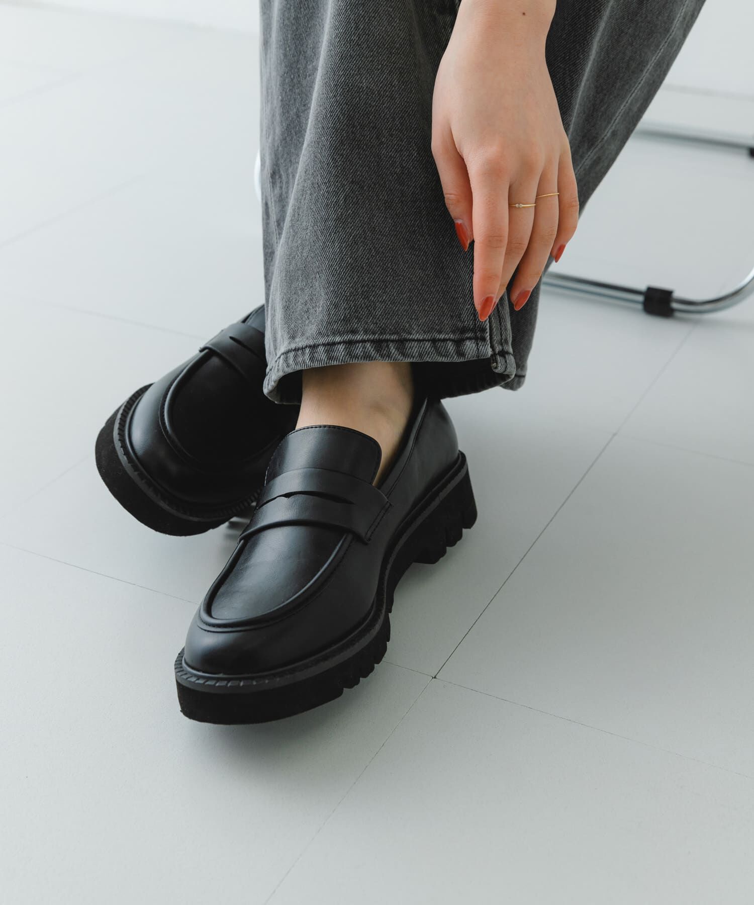 RODE SKO「プラットフォームローファー」|ローファー|