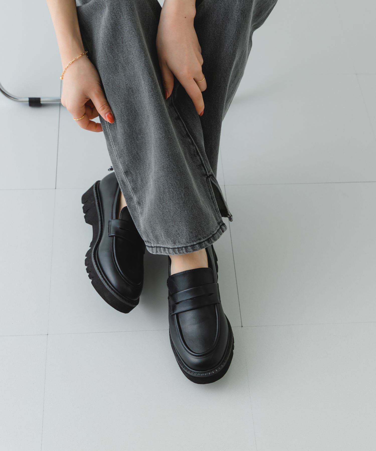 RODE SKO「プラットフォームローファー」|ローファー|