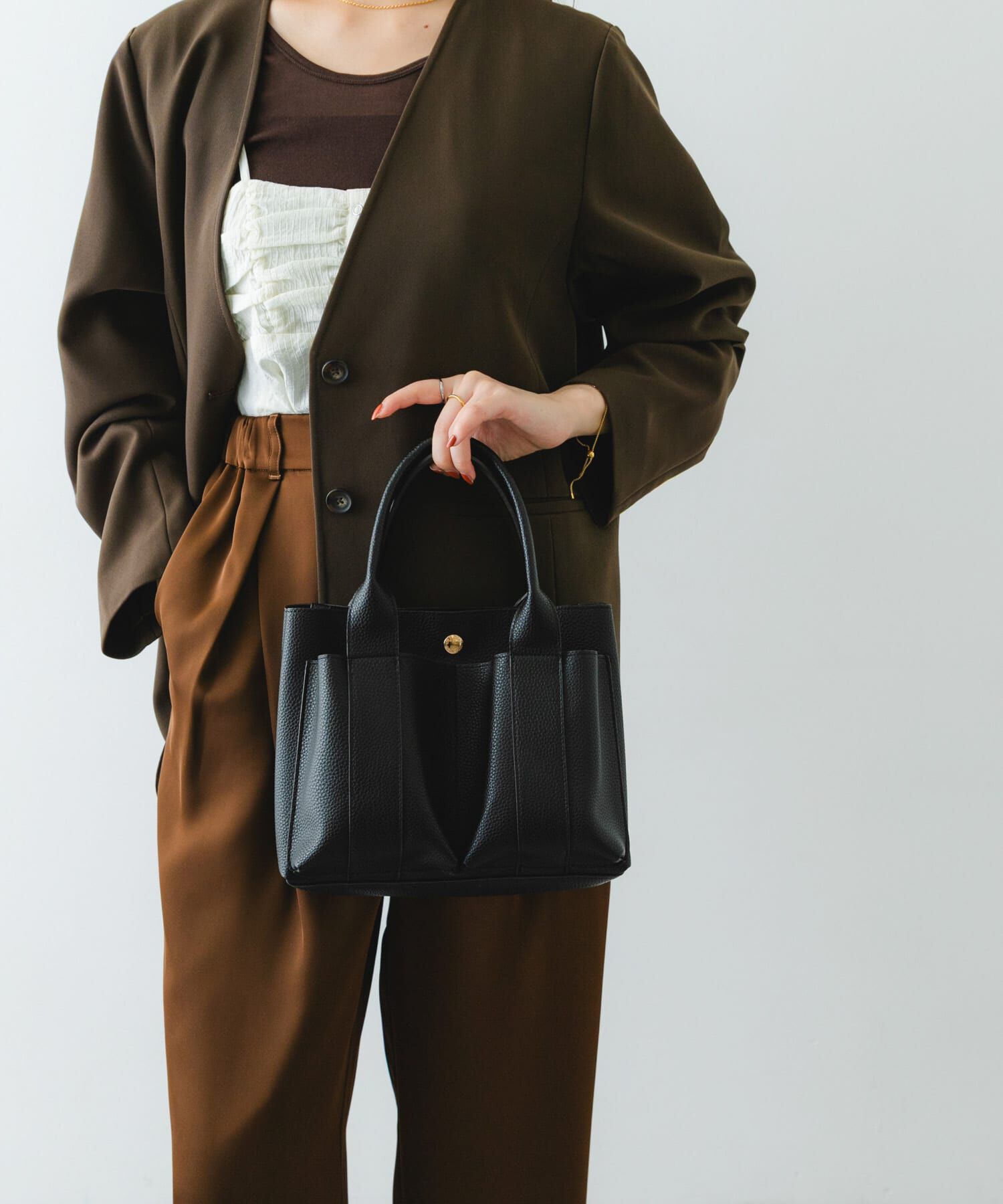 RODE SKO「プチダブルポケットトートバッグ」|トートバッグ|