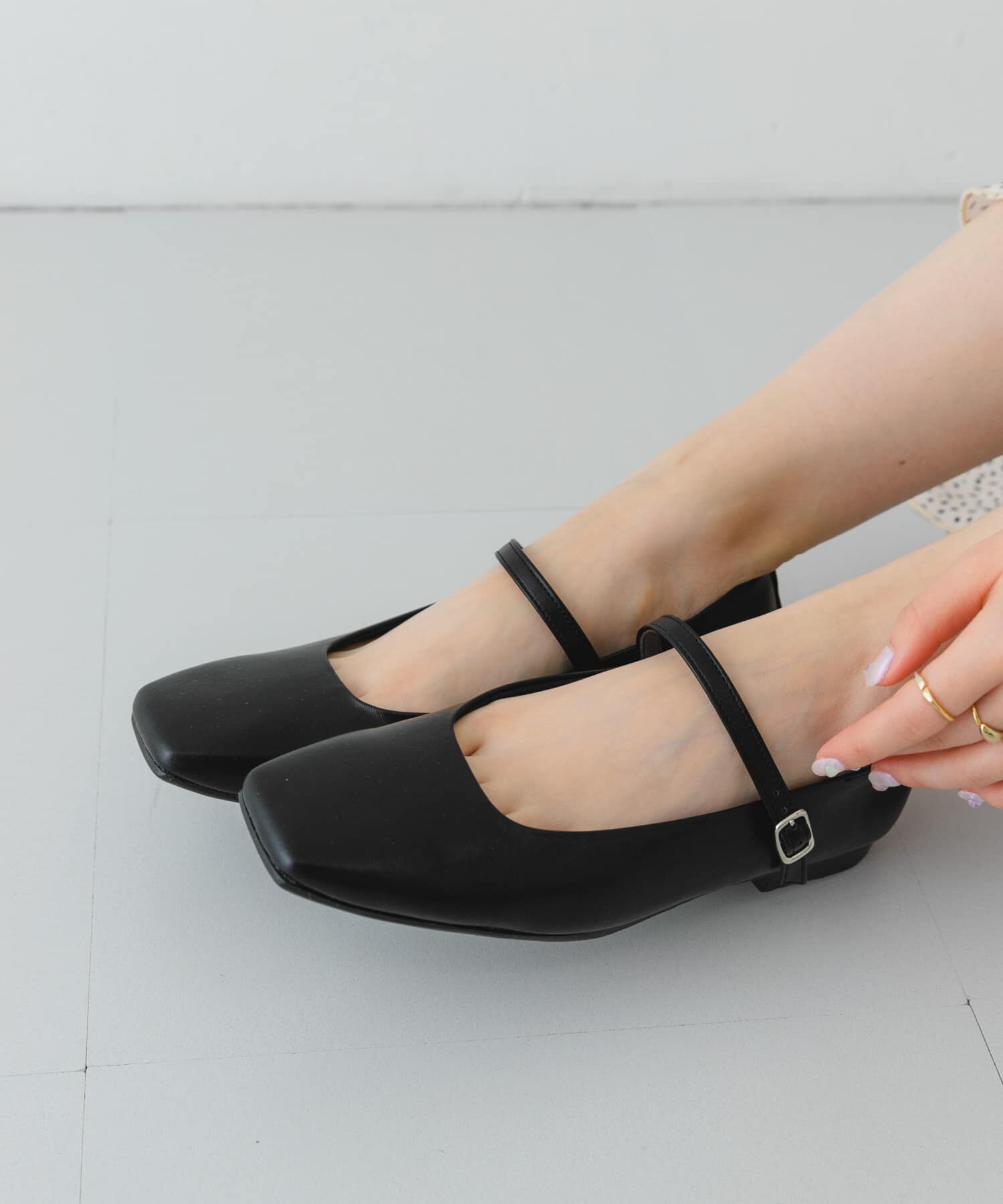 RODE SKO「『MADE IN JAPAN』スクエアトゥメリージェーンシューズ」|パンプス|