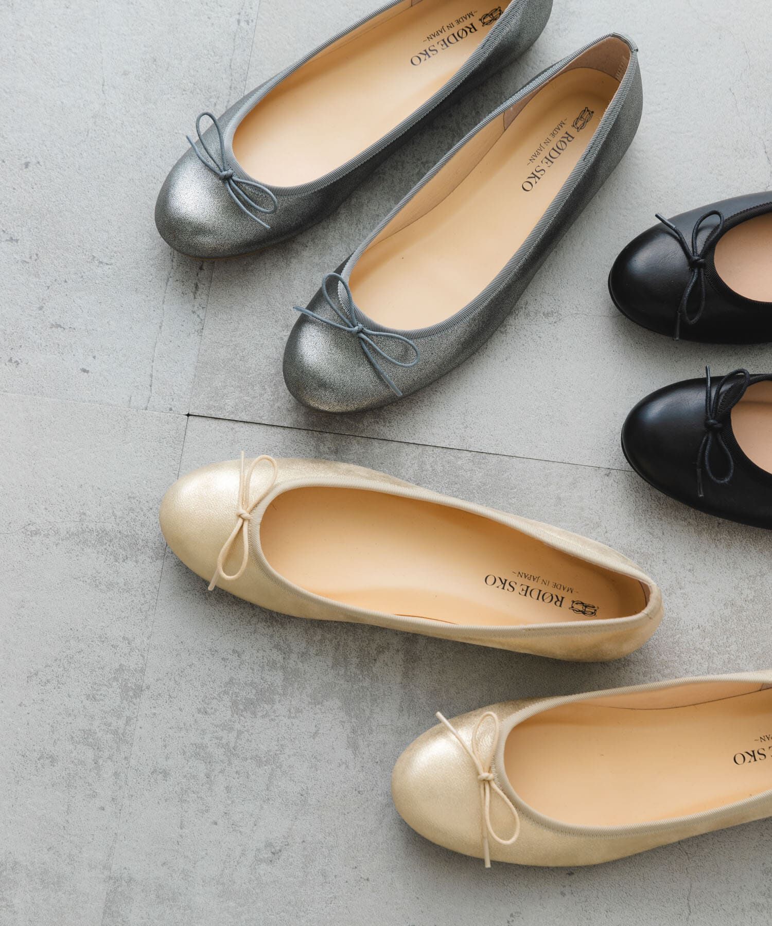 RODE SKO「『MADE IN JAPAN』プレーンバレエシューズ」|バレエシューズ|