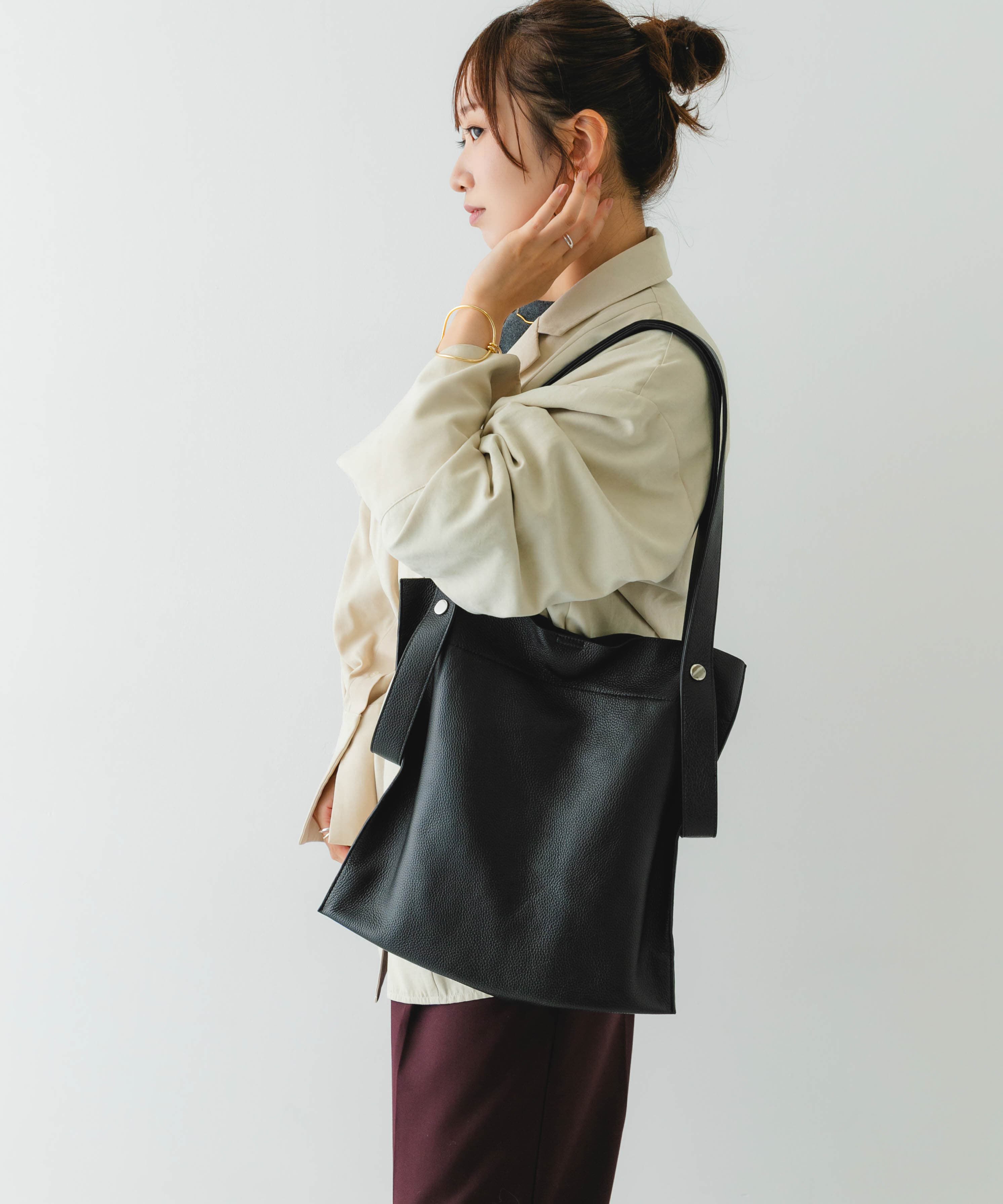 RODE SKO「『一部別注カラー』BEAURE　カウレザー2デザインベルトバッグ」|トートバッグ|