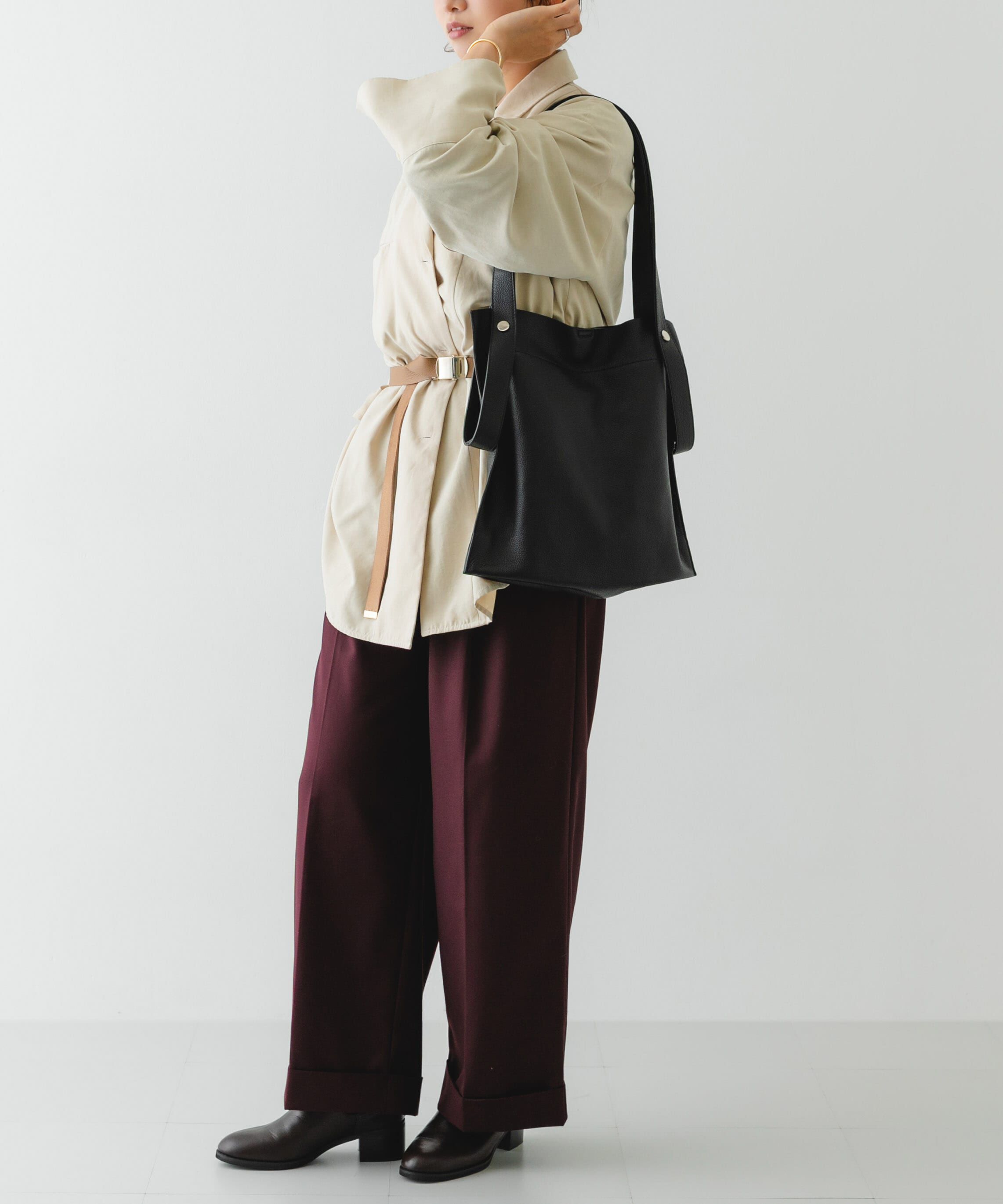 RODE SKO「『一部別注カラー』BEAURE　カウレザー2デザインベルトバッグ」|トートバッグ|