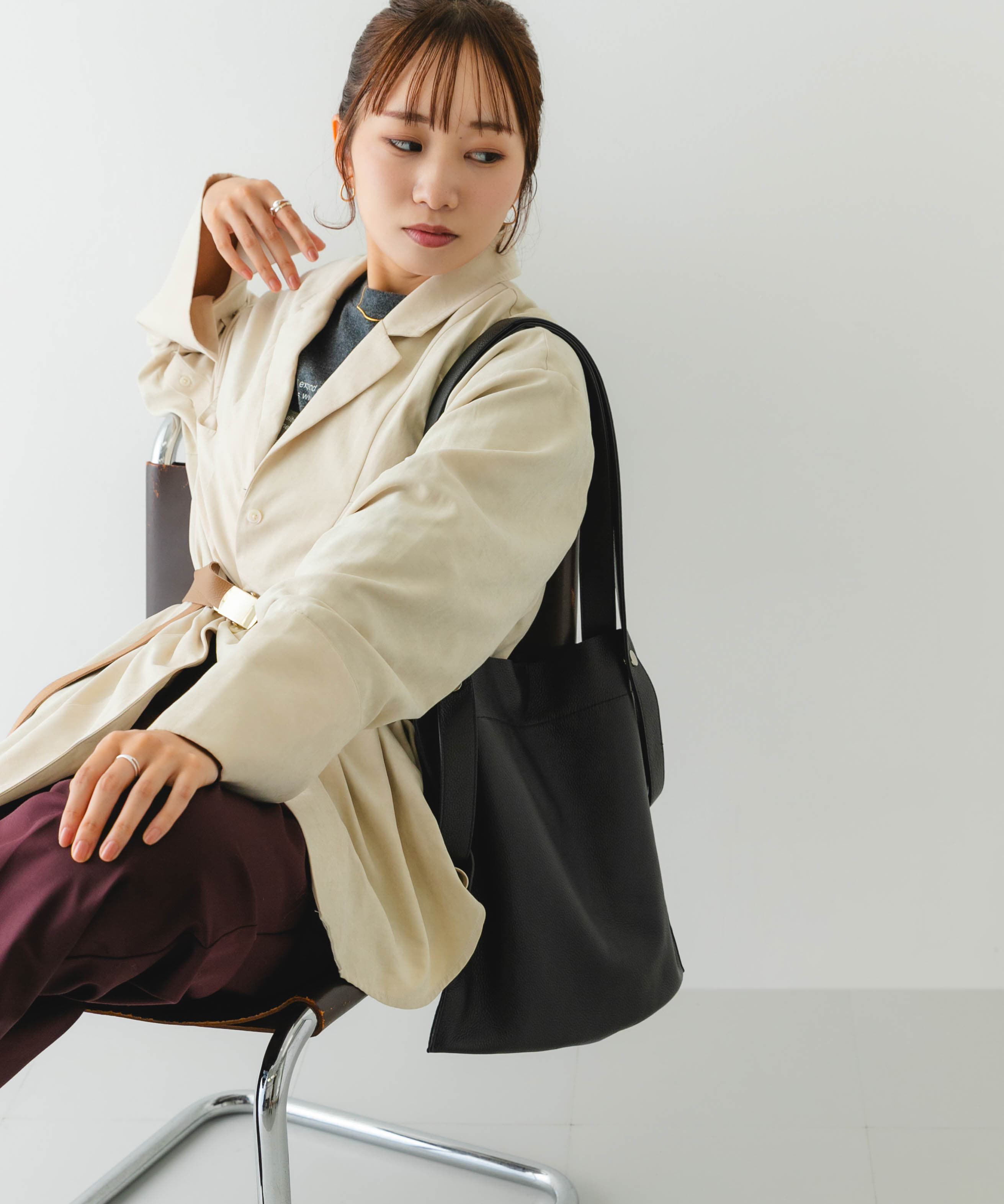 RODE SKO「『一部別注カラー』BEAURE　カウレザー2デザインベルトバッグ」|トートバッグ|