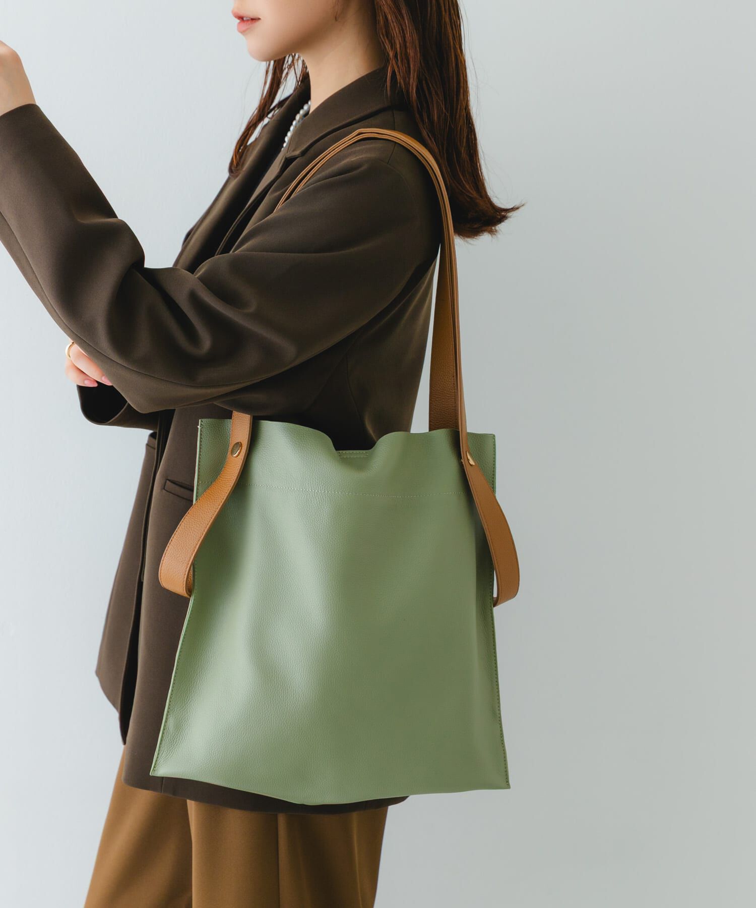 RODE SKO「『一部別注カラー』BEAURE　カウレザー2デザインベルトバッグ」|トートバッグ|