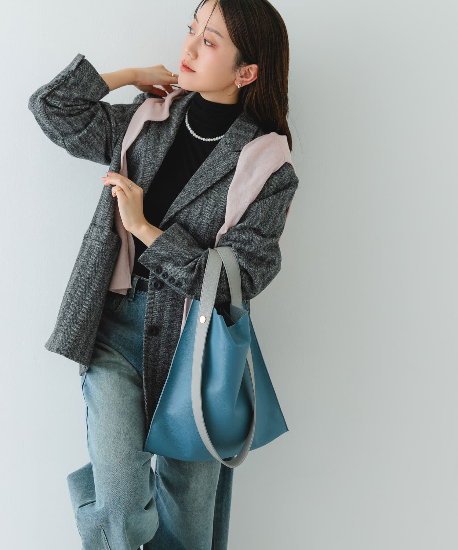 RODE SKO「『一部別注カラー』BEAURE　カウレザー2デザインベルトバッグ」|トートバッグ|