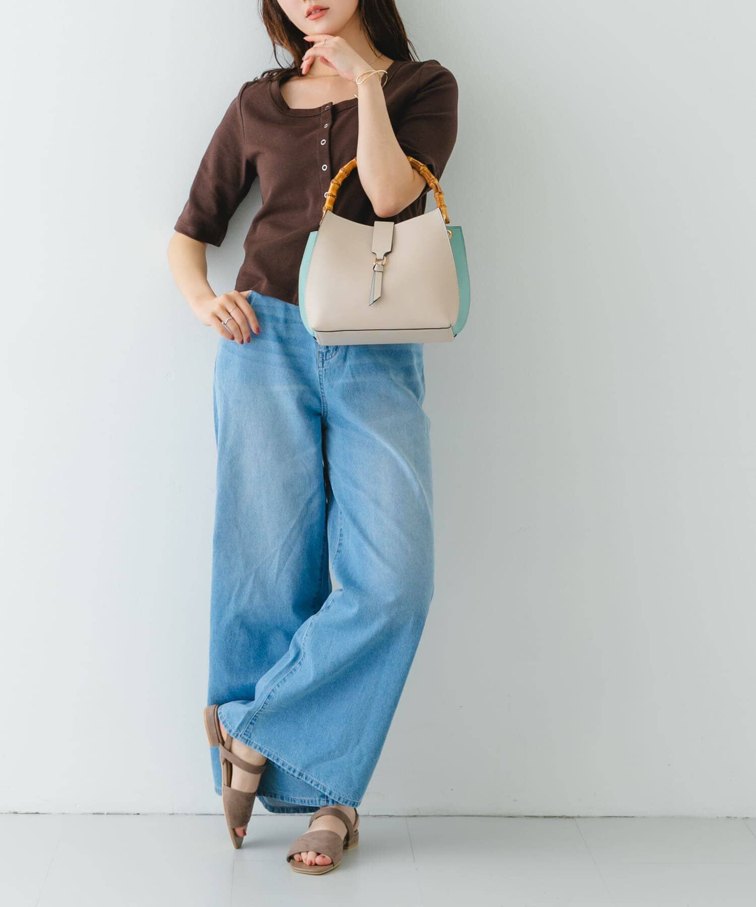 RODE SKO「バンブーワンハンドルバッグ」|ハンドバッグ|