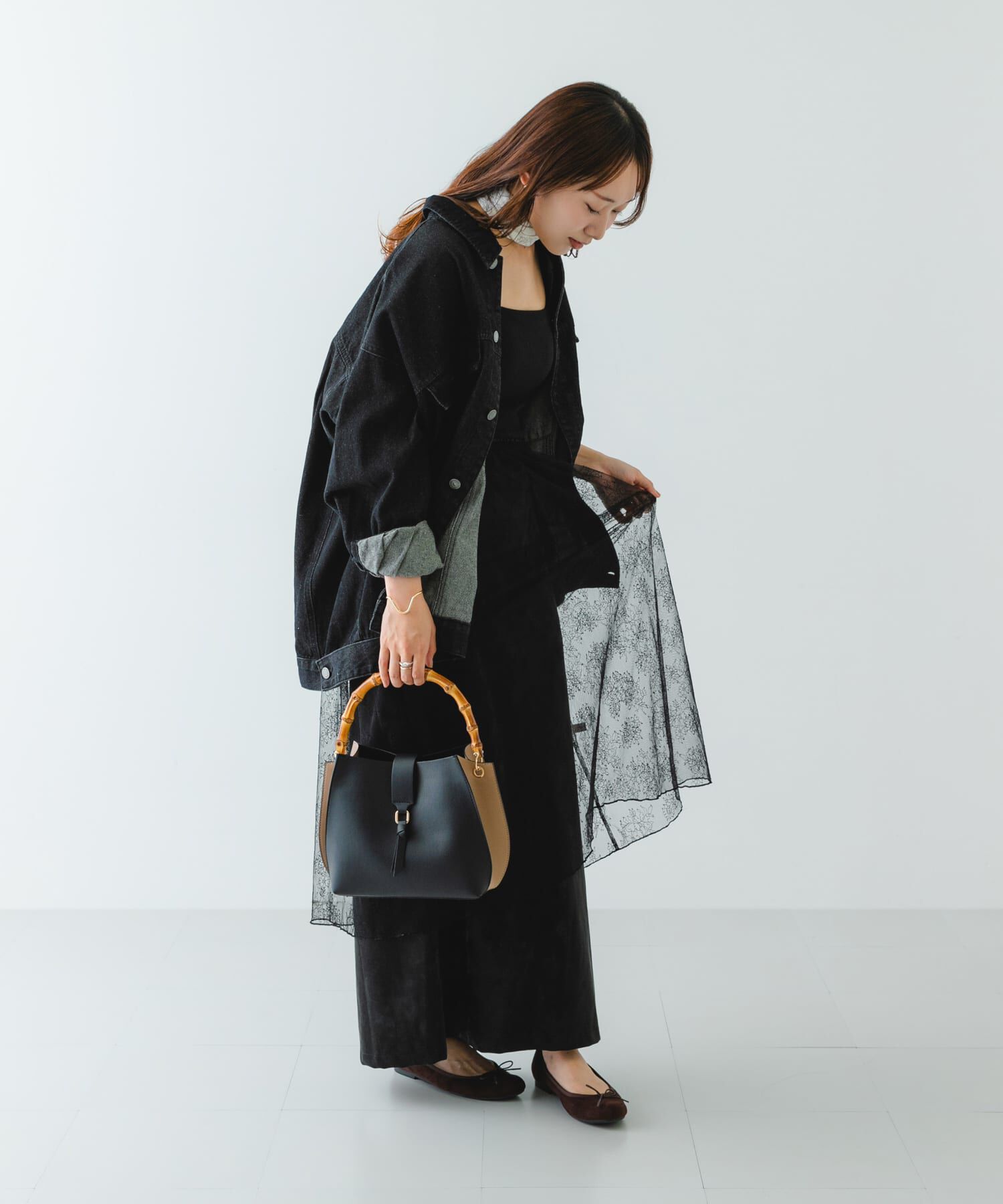 RODE SKO「バンブーワンハンドルバッグ」|ハンドバッグ|