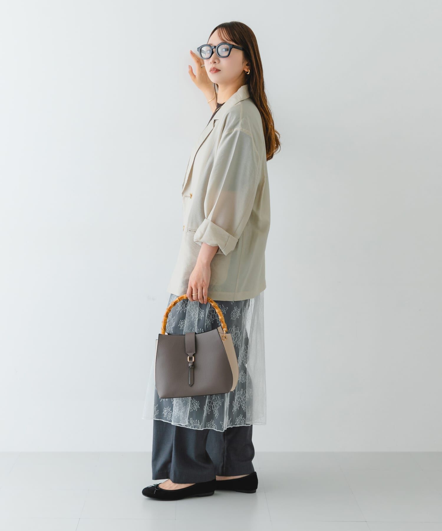 RODE SKO「バンブーワンハンドルバッグ」|ハンドバッグ|