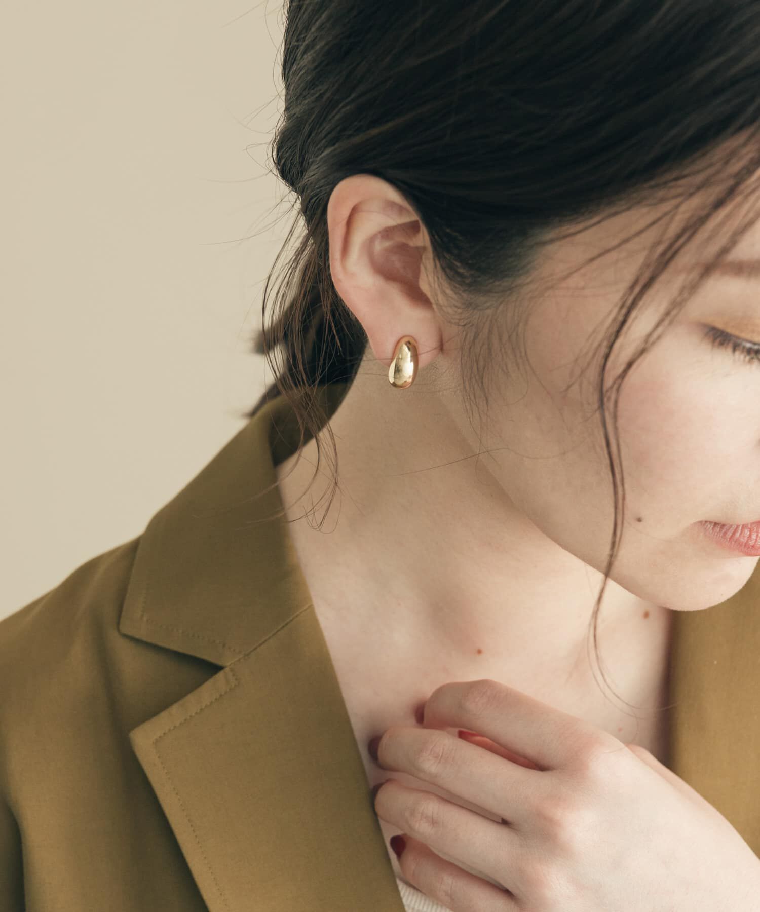 SMELLY「メタルプックリイヤリング」|イヤリング|