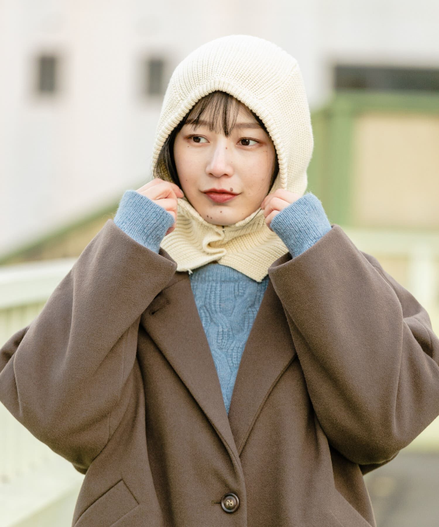 SMELLY「ニットバラクラバ」|ニット帽|