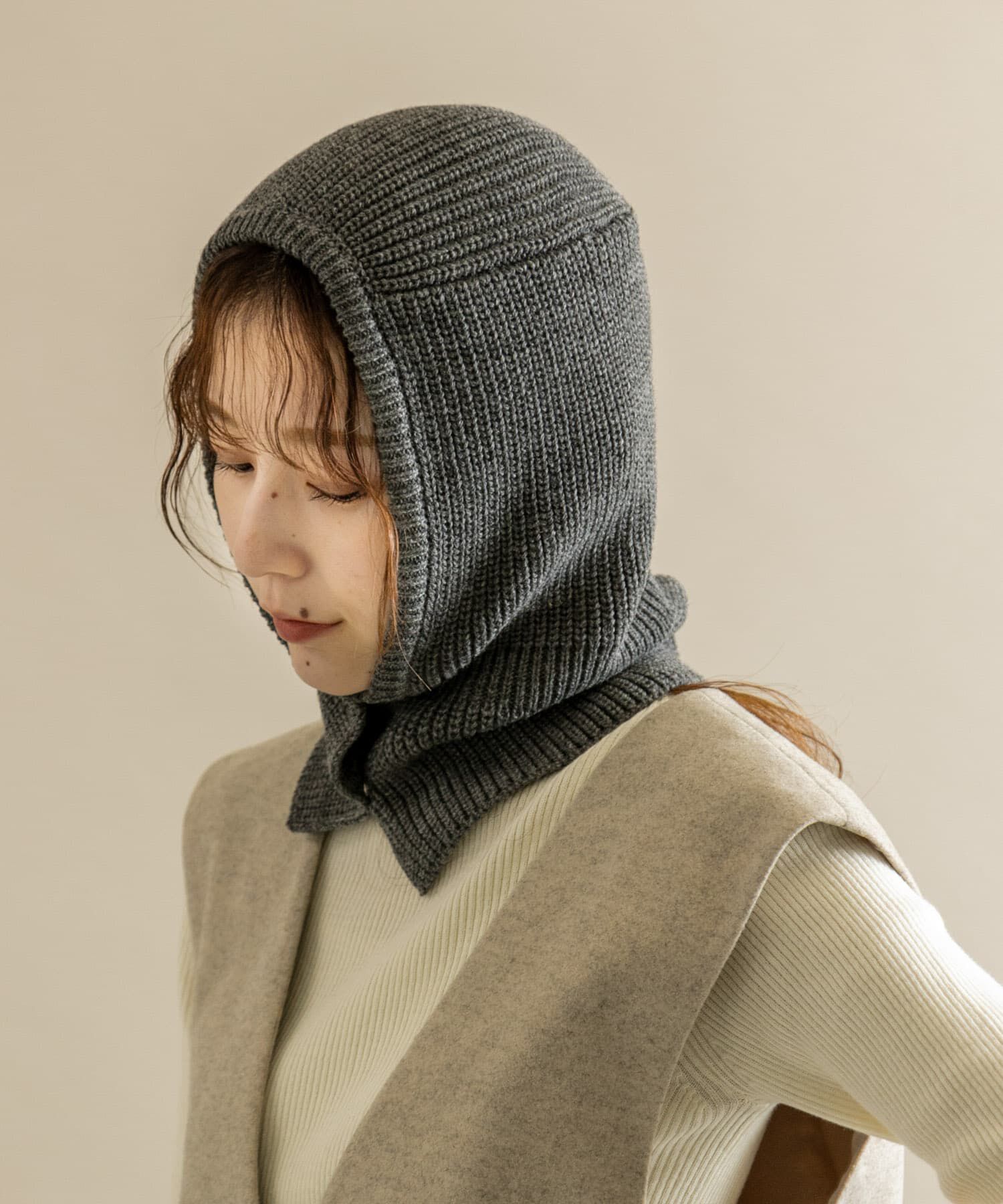 SMELLY「ニットバラクラバ」|ニット帽|