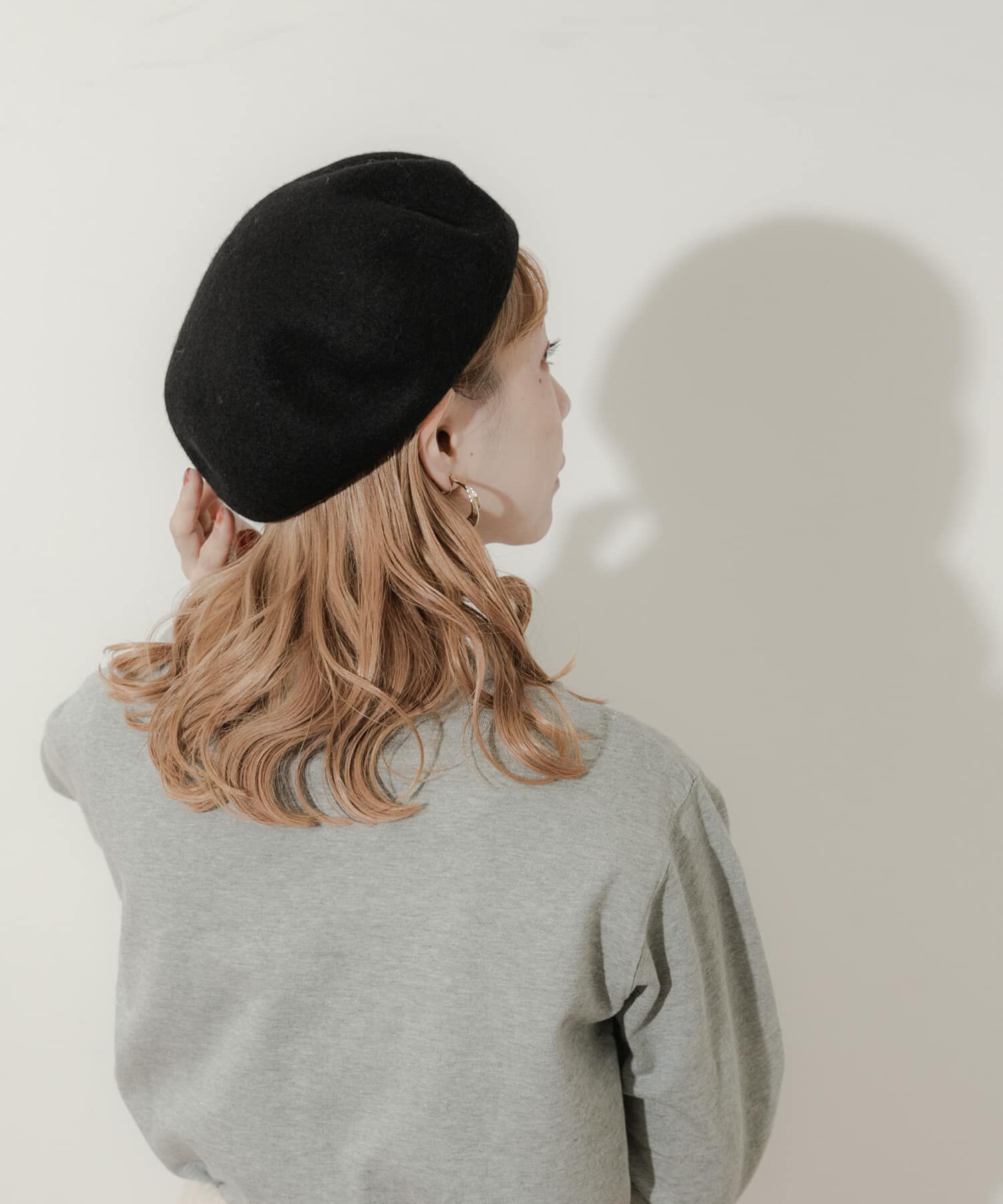 SMELLY「シンプルバスクベレー」|ハンチング・ベレー帽|